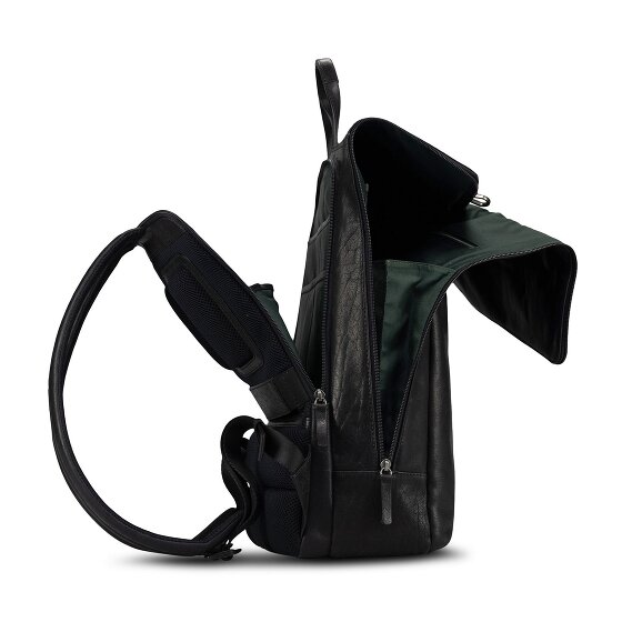Jost Glasgow Daypack RFID protection Genuine Leather 42 cm Laptop compartment