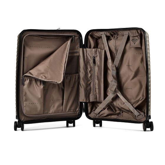 Stratic Bright + 4 wheels Cabin suitcase 55 cm Laptop compartment