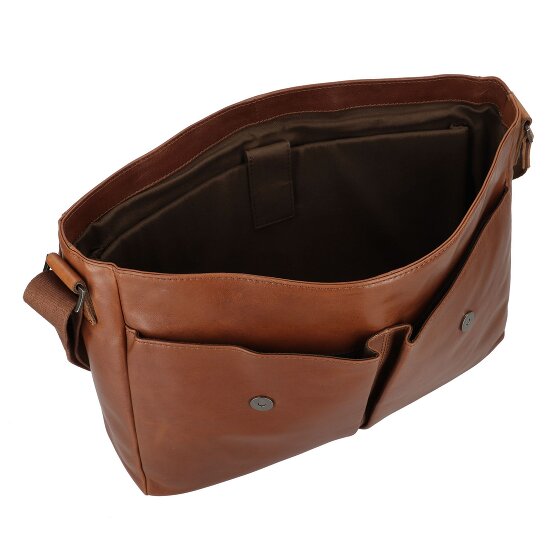 Greenburry Vintage Briefcases Messenger Leather 40 cm Laptop compartment