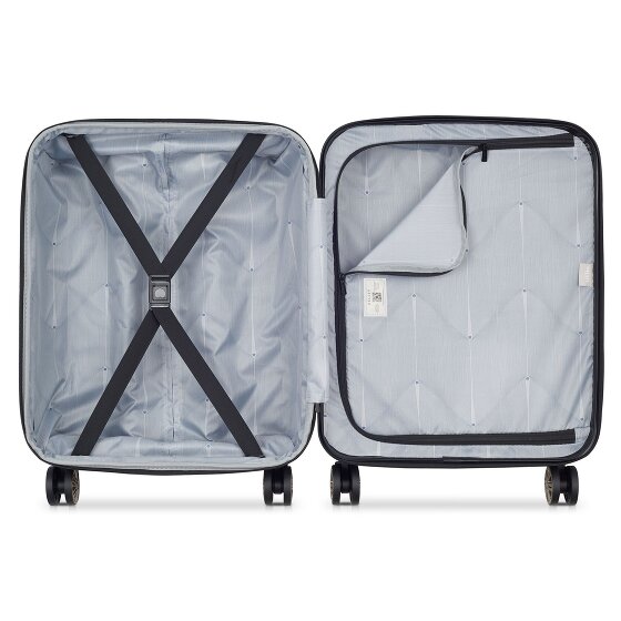 Delsey Paris Meteor 4 wheels Cabin trolley 55 cm with expansion pleat