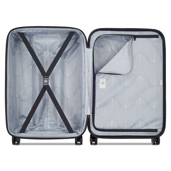 Delsey Paris Meteor 4 wheels Suitcase set 3-piece with expansion pleat