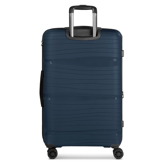 d&n Travel Line 4300-Plus 4 wheels Trolley L 76 cm with expansion pleat