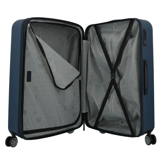 Gabol Future Plus 4 wheels Trolley 74 cm with expansion pleat