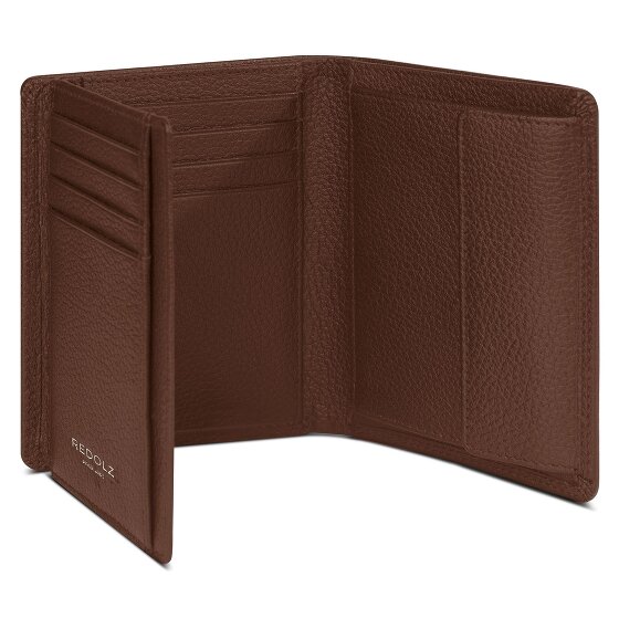Redolz Leather Essentials HF RFID Leather Wallet, 9.5 cm, Fold-Out