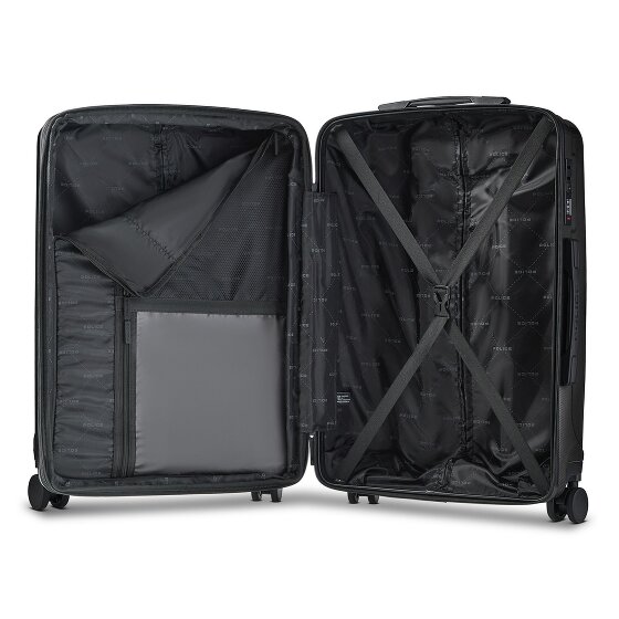 Police New York 4 wheels Trolley M 62 cm Expandable