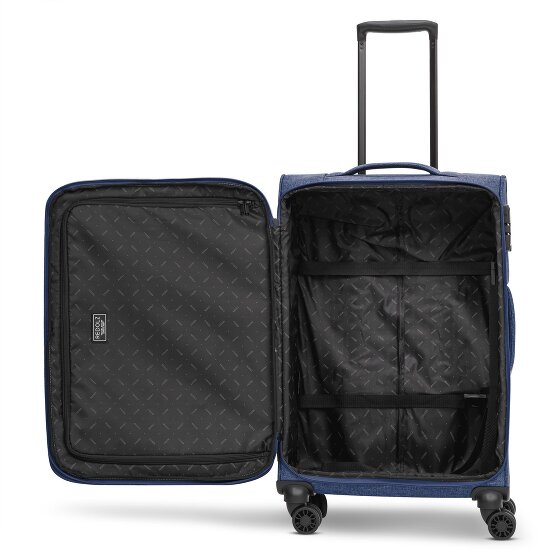 Redolz Essentials 12 THREE SET 4 wheels Suitcase set 3-piece with expansion pleat
