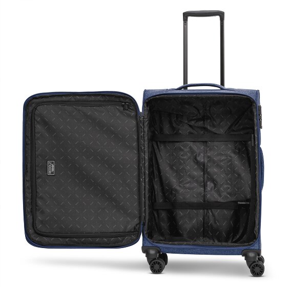 Redolz Essentials 12 THREE SET 4 wheels Suitcase set 3-piece with expansion pleat