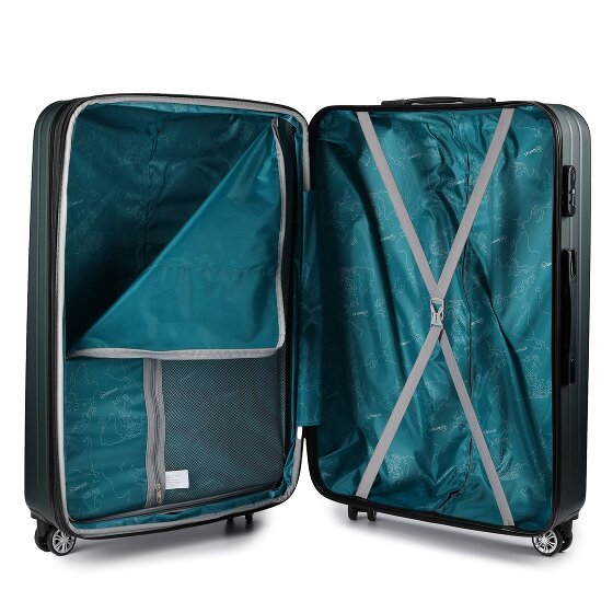 Benzi 5493 4 wheels Suitcase set 3-piece with expansion pleat