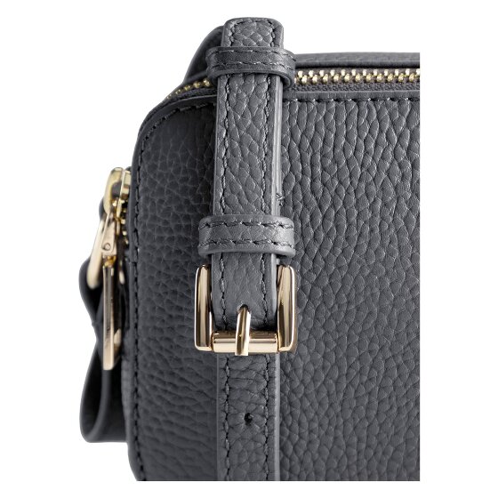 Lazarotti Bologna Leather Shoulder Bag Camera-Bag Leather Double-Zip 18 cm
