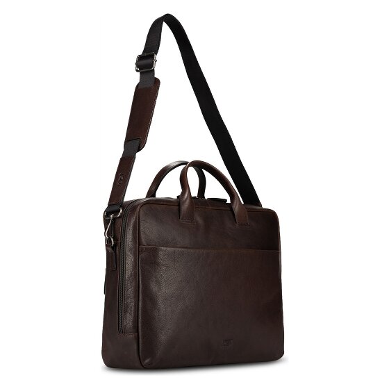 Jost Glasgow Briefcase Genuine Leather 40 cm Laptop compartment