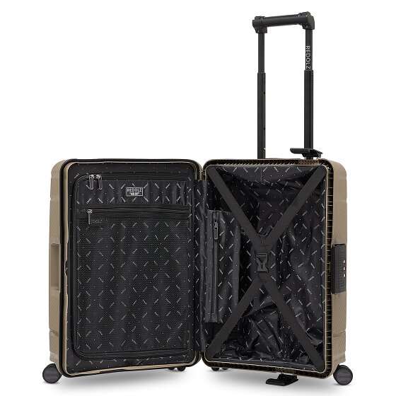 Redolz Essentials 15 4-wheel Cabin suitcase, 55 cm, with Three-Point Lock