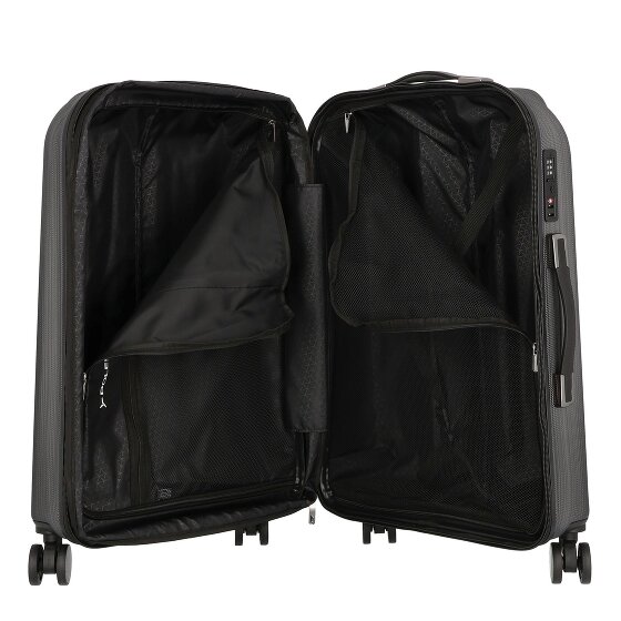 Polestream Moonrock 4 wheels Suitcase set 3-piece with expansion pleat