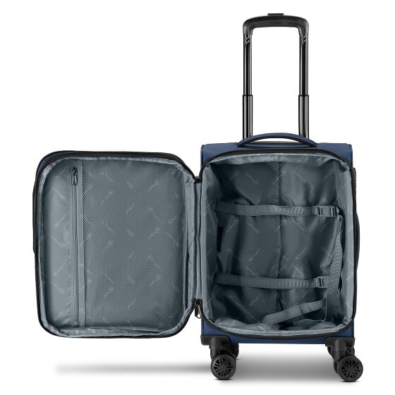 Bugatti Valencia Soft 4 wheels Cabin trolley S 55 cm with expansion pleat