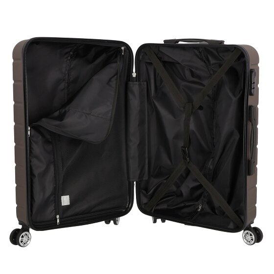 Nowi Bergamo 4 wheels Suitcase set 2-piece
