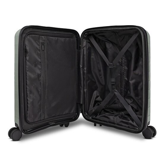 d&n Toronto 4 wheels Cabin trolley S 54 cm with expansion pleat