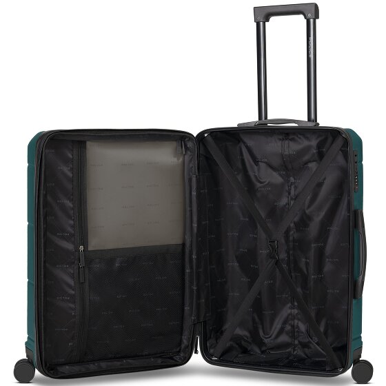 Police London 4 wheels Trolley 64 cm Expandable