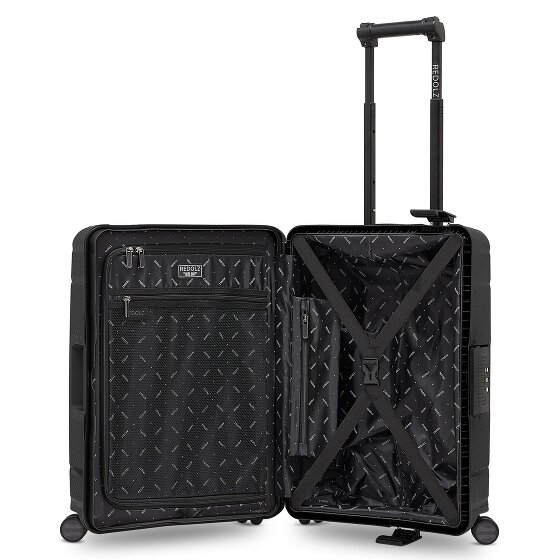 Redolz Essentials 15 4-wheel Cabin suitcase, 55 cm, with Three-Point Lock