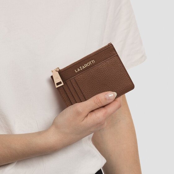 Lazarotti Bologna Leather key case leather 11.5 cm with air tag compartment