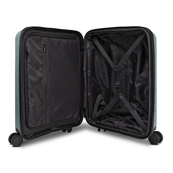 d&n Toronto 4 wheels Cabin trolley S 54 cm with expansion pleat