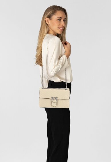 PINKO Love One Shoulder Bag Leather 26 cm