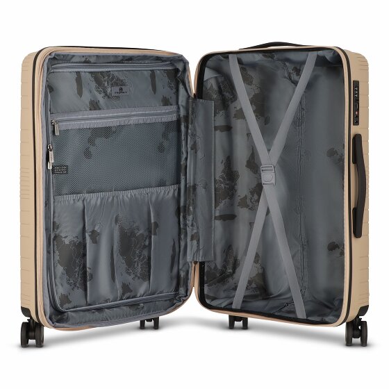 Franky Dallas 3.0 4-wheel suitcase set 3-piece with expansion fold