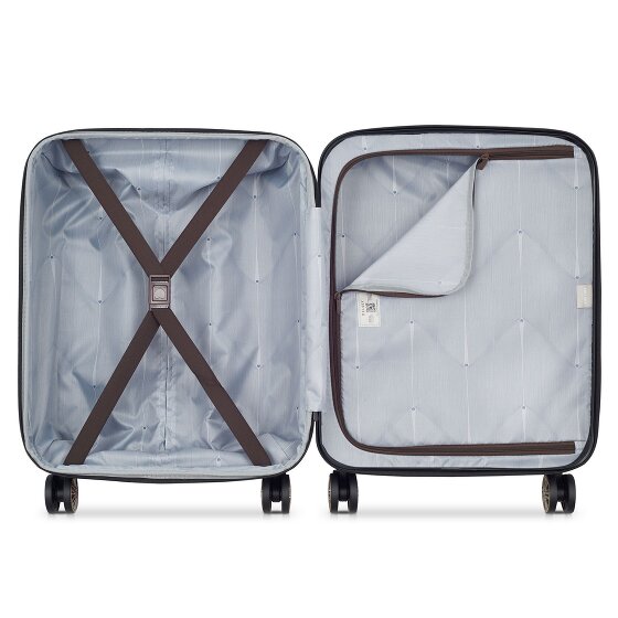Delsey Paris Meteor 4 wheels Cabin trolley 55 cm with expansion pleat