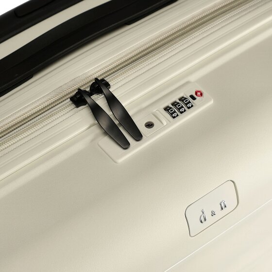 d&n Travel Line 4700 4 wheels Suitcase set 3-piece with expansion pleat