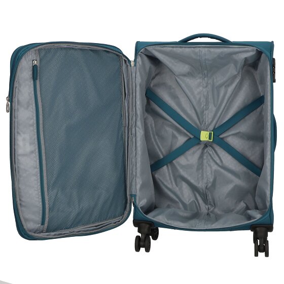 American Tourister Deep Dive 4 wheels Suitcase set 3-piece with expansion pleat