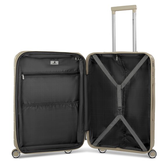 Franky London 4 wheels Suitcase set 3-piece with expansion pleat