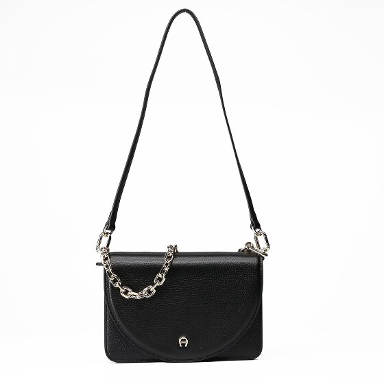 Aigner Shoulder bag RFID protection Leather 20 cm