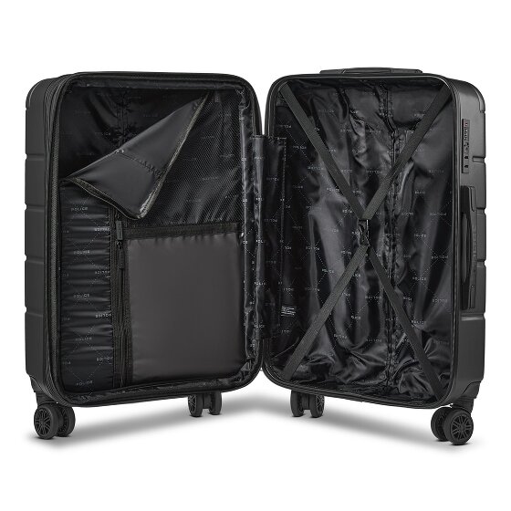 Police Dublin 4 wheels Suitcase set 3-piece Expandable