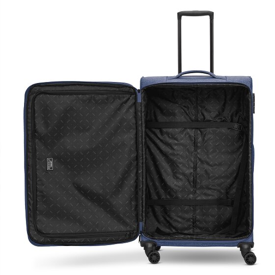 Redolz Essentials 12 LARGE 4 wheels Trolley 79 cm with expansion pleat