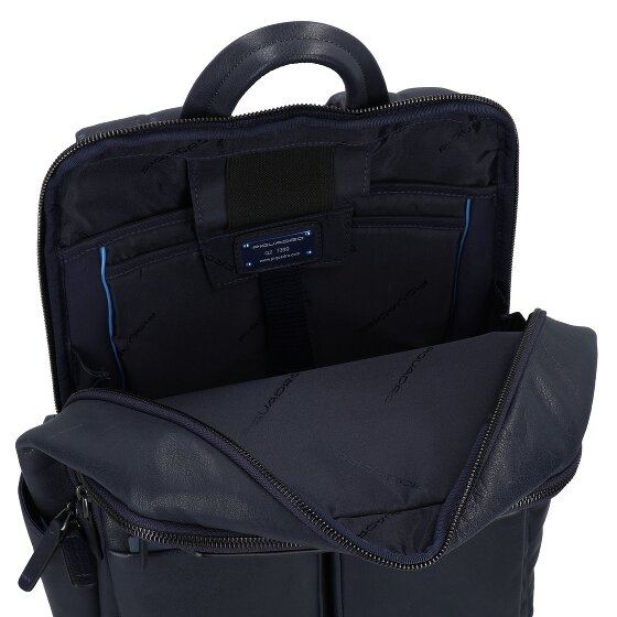 Piquadro Paavo Daypack Genuine Leather 43 cm Laptop compartment