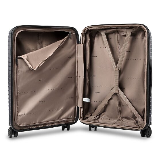 Stratic Shine 4 wheels Trolley 66 cm Expandable