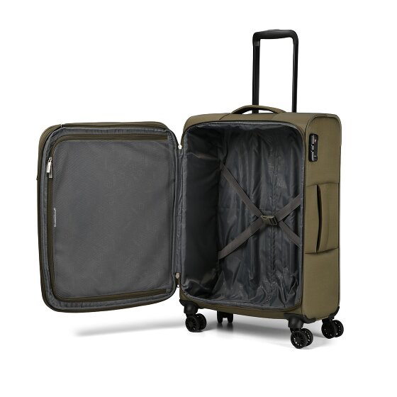 American Tourister Nitestream 4 wheels Suitcase set 3-piece with expansion pleat