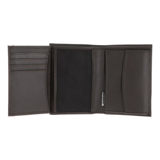 oxmox Leather Wallet RFID protection Genuine Leather 10 cm