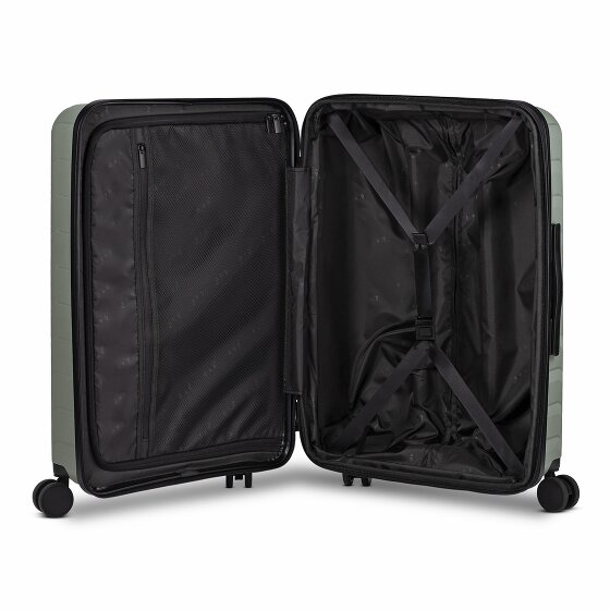 d&n Toronto 4 wheels Trolley M 65 cm with expansion pleat