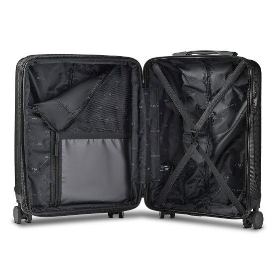 Police New York 4 wheels Cabin suitcase S 54 cm Expandable