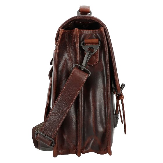 Greenburry Rugged Briefcases Messenger Leather 40.5 cm Laptop compartment