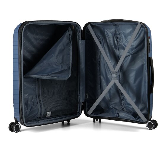 Benzi 5808 4 wheels Suitcase set 3-piece with expansion pleat