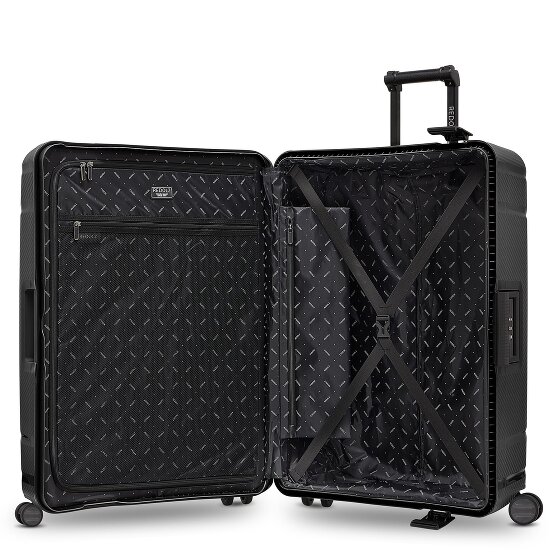 Redolz Essentials 15 4-wheel suitcase set 2-piece with three-point closure