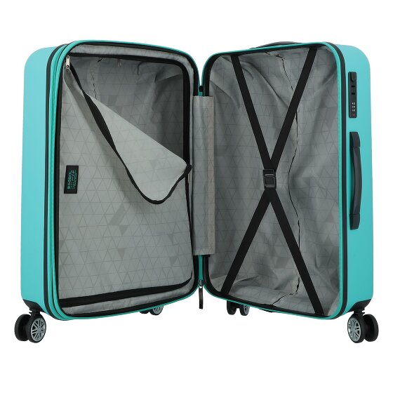 Gabol Future Plus 4 wheels Trolley 66 cm with expansion pleat