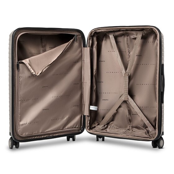 Stratic Shine 4 wheels Suitcase set 3-piece Expandable