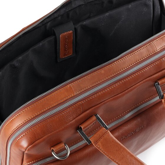Plevier Vintage Larry Briefcase Leather 40 cm Laptop compartment