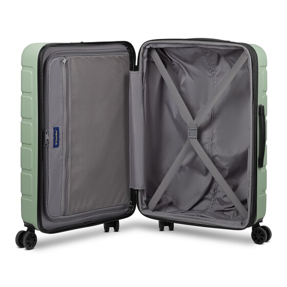 Saxoline Miami 4 wheels Trolley M 65 cm with expansion pleat