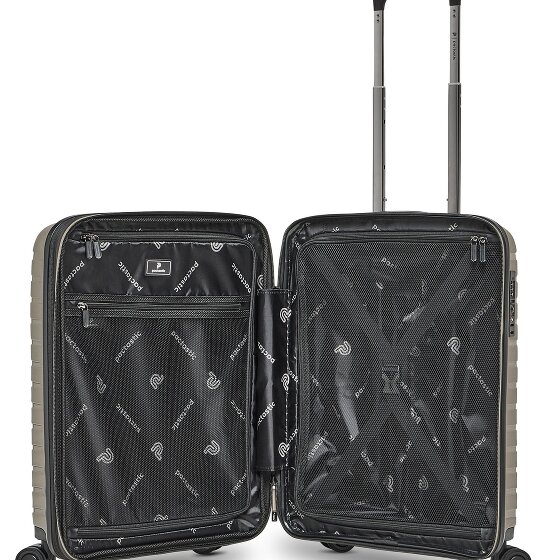 Pactastic Collection 04 THE CABIN + 4 wheels Cabin trolley S 55 cm with expansion pleat