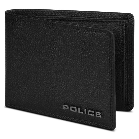 Police Wallet RFID protection Genuine Leather 12 cm
