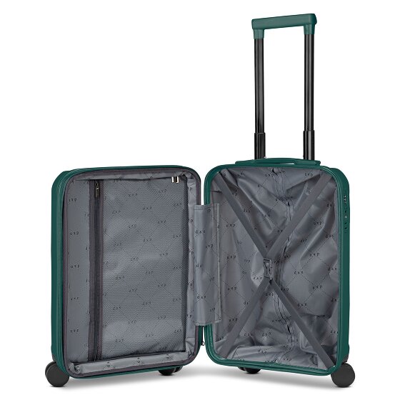 d&n South Dakota 4 wheels Cabin trolley S 56 cm with expansion pleat