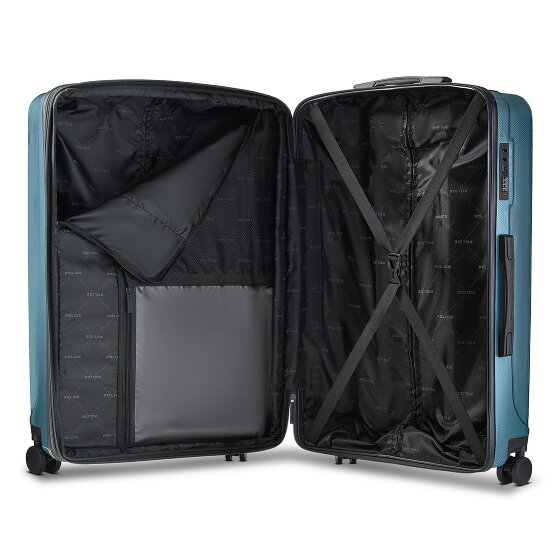 Police New York 4 wheels Trolley L 72 cm Expandable