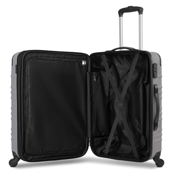 Wenger Amplar Evo 4 wheels Suitcase set 3-piece with expansion pleat